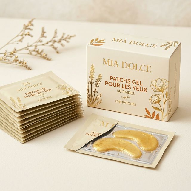 Patchs gel pour les yeux (50 paires)